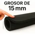 Colchoneta Para Yoga Pilates Gimnasia Fitness Gruesa 15mm Negro