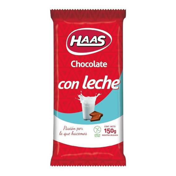 Haas Chocolate Con Leche 150 Gr