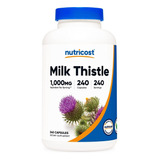 Nutricost Milk Thistle 1000mg 240 Capsulas Sabor Sin Sabor