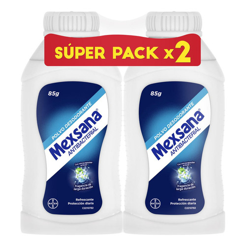 Mexsana Talco 85g X 2und Superpack