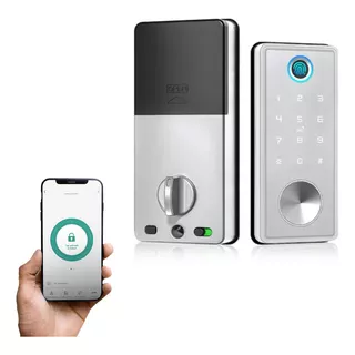 Fechadura Eletronica Biometria Prova D'agua Wifi Tuya Airbnb