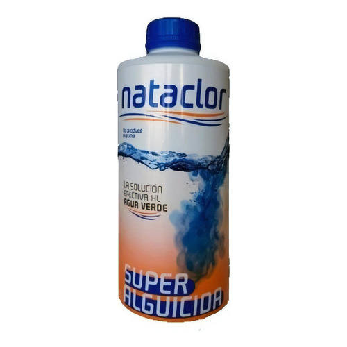 Super Alguicida Liquido Nataclor 1 Litro Pileta Agua Verde