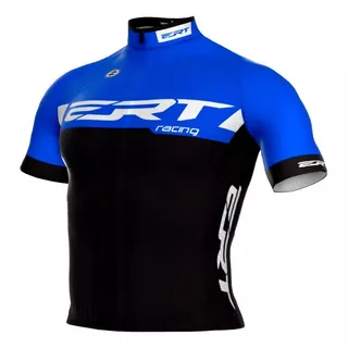 Camisa Ciclismo Ert Elite Racing Azul Bike Slim Fit