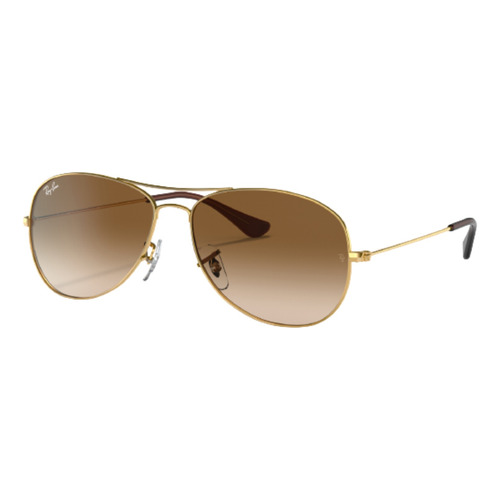 Ray-Ban Aviator Cockpit RB3362 - Light brown - Degradada - Polished gold - Metal - Polished gold - Metal - Standard