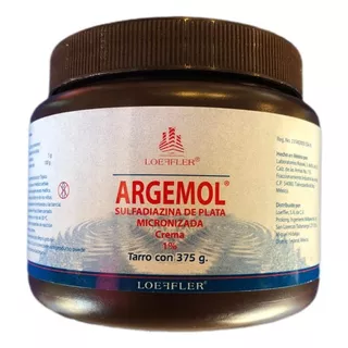 Argemol, 375gr Crema (sulfadiazina De Plata Micronizada)