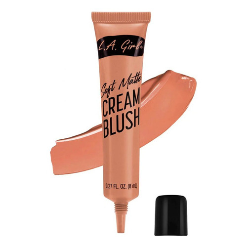 Rubor En Crema Liquido La Girls Soft Matte Cream Blush 8 Ml Tono Del Maquillaje Cutie