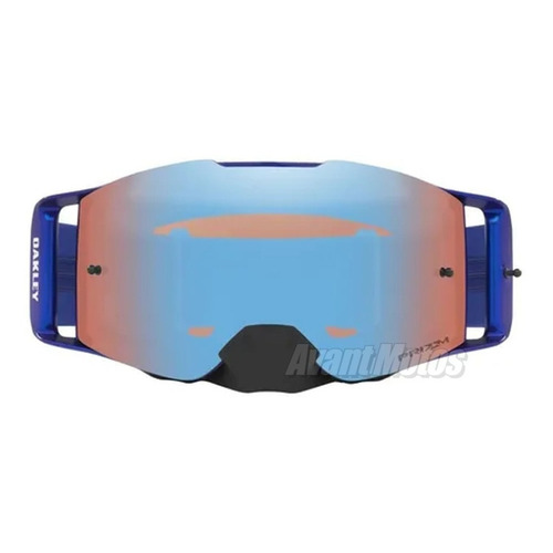 Antiparras Oakley Motocross Front Line Azul Espejada Avant Color de la lente Iridium Talle AJUSTABLE
