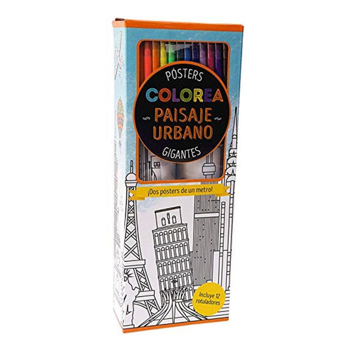 Paisaje urbano (Pósters gigantes), de Susaeta, Equipo. Editorial Susaeta, tapa pasta blanda, edición 1 en español, 2021