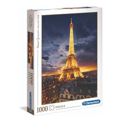 Rompecabezas Clementoni High Quality Collection Tour Eiffel 39514 de 1000 piezas