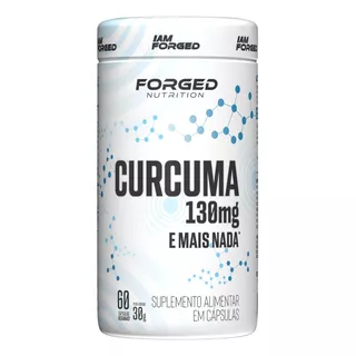 Curcumina 130 Mg 60 Cápsulas Veganas - Forged Nutrition Flavor, Sin Sabor