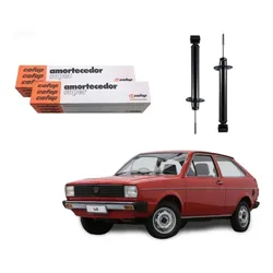  Par Amortecedor Traseiro Gol G1 1.6 1.8 1980 A 1986