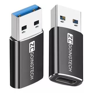 2 Pzs Adaptador Otg Usb Tipo C Hembra A Usb 3.0 Macho