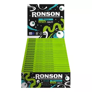 Papelillos Papel De Fumar Ronson Extra Quality 25 Libritos Sabor Ninguno