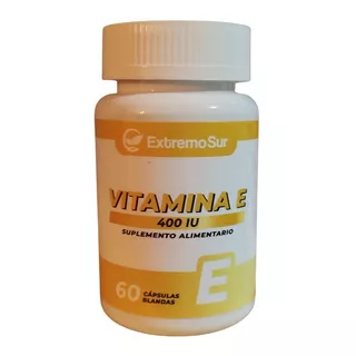 Vitamina E 400 Iu/ 60 Capsulas Blandas. Extremo Sur