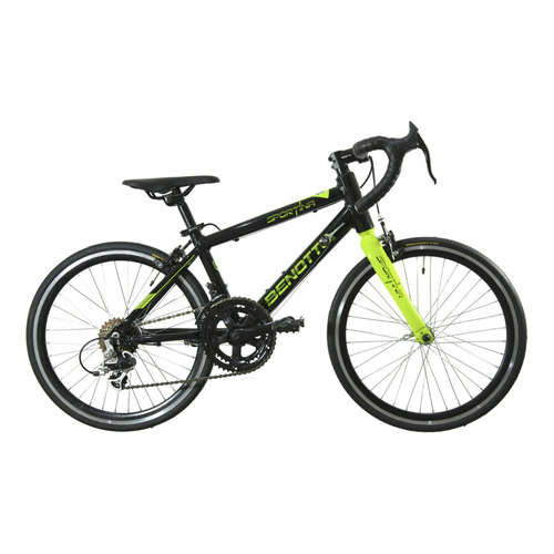 Bicicleta Benotto Ruta Sportina R20 14v Cuadro De Aluminio Color Negro Tamaño del cuadro Único