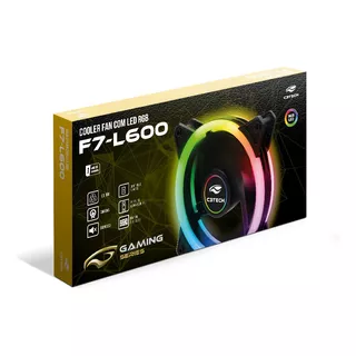 Kit Cooler Fan C3tech F7-l600rgb