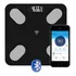 Pesa Balanza Inteligente Bluetooth Grasa Peso Corporal Color Negro
