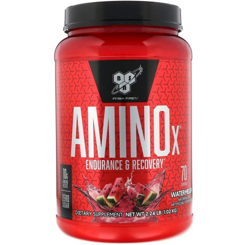 Suplemento en polvo BSN  AMINOx aminoácidos sabor watermelon en pote de 1kg