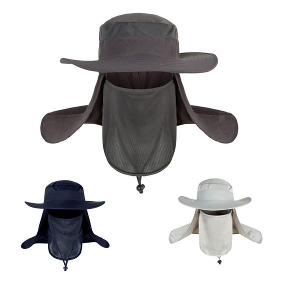 Sombrero Para El Sol Con Protección Para El Cuello Y La Cara