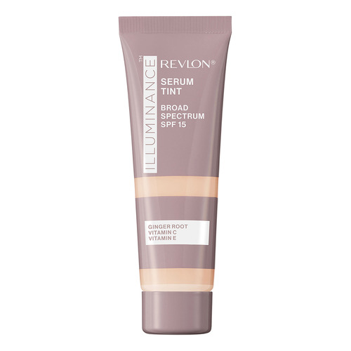 Base de maquillaje líquida Revlon Mexico ILluminance Serum Tint Illuminance Serum Tint tono 201 creamy natural - 28mL 50g