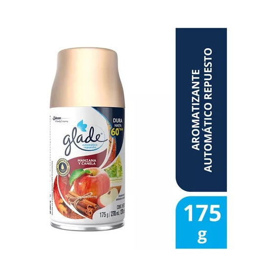 Repuesto Para Aromatizante Glade Automatico Manzana Y Canela