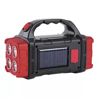 Lanterna Led Potente Recarregável Usb Solar - Bommax A317