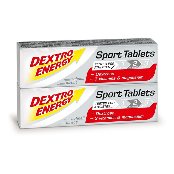 Dextro Energy Sport Tablets Pastilla De Dextrosa Duopack 12