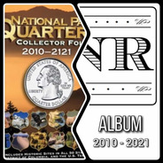 Álbum Monedas Quarters Parques Nacionales Eeuu