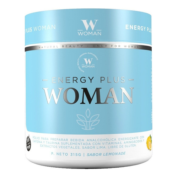 Pre Work Energy Plus Woman + Quemador Grasa 315 Grs Natural Sabor Limonada