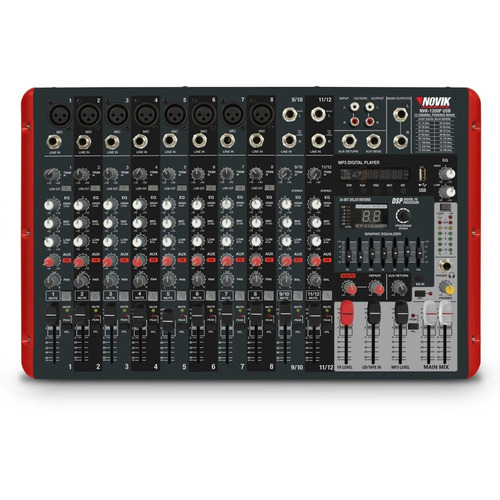 Consola Novik Neo NVK 1200P USB de mezcla 110V/220V