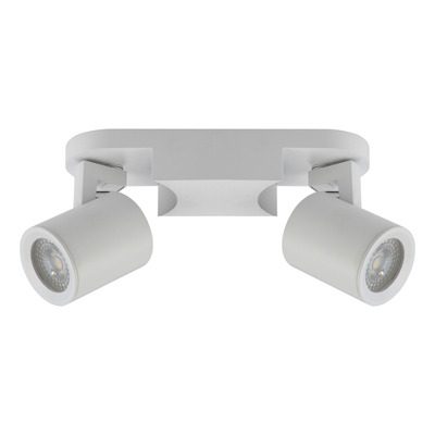 Aplique 2 Luces Spot Blanco Movil Dicro Led Gu10 U1302b Mks