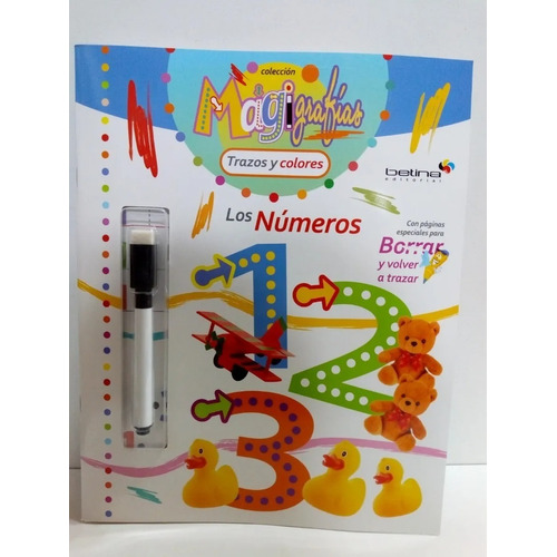 Magigrafias Los Numeros - Libro Infantil + Lapiz Magico 