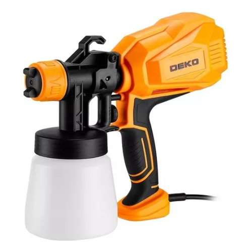 Pistola De Pintar 800ml 450w Dksg45k1-dksg45x1 Deko Pf Color Naranja