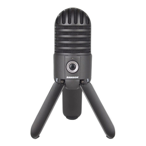 Micrófono Samson Meteor Mic Condensador Cardioide color titanium black