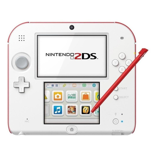 Nintendo  3DS 2DS New Super Mario Bros. 2 color  blanco y rojo