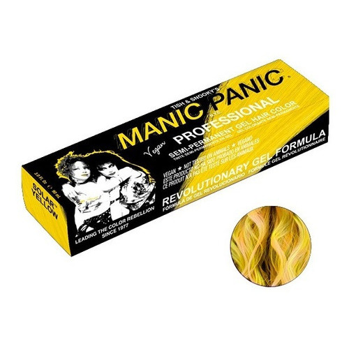 Tinte Para Cabello En Gel Semipermanente Manic Panic Tono Solar Yellow