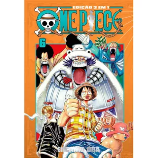 One Piece 3 Em 1 - 06, De Oda, Eiichiro., Vol. 6. Editora Panini Brasil Ltda, Capa Mole, Edição 3 Em 1 Em Português, 2022