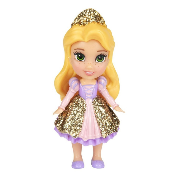 Disney Princesas Mini Muñeca 9cms Articulable * Rapunzel