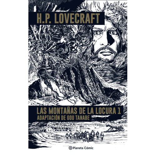 Las Montañas de la Locura- Lovecraft nº 01/02: Adaptación de Gou Tanabe, de Tanabe, Gou. Serie Cómics Editorial Comics Mexico, tapa dura en español, 2022