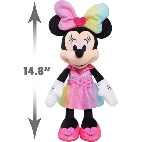 Peluche Minnie Mouse Interactiva Con Luces Y Sonido