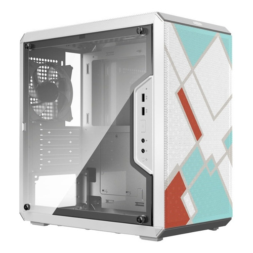 Gabinete Cooler Master Masterbox Q300l Edicion Retro Usb 3.0 Color Blanco