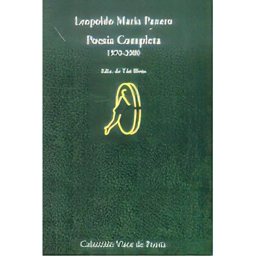 Poesãâa Completa, De María Panero, Leopoldo. Editorial Visor Libros, S.l., Tapa Blanda En Español