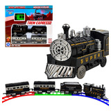 Trem Expresso Ferrorama Brinquedo Locomotiva 138cm À Pilha