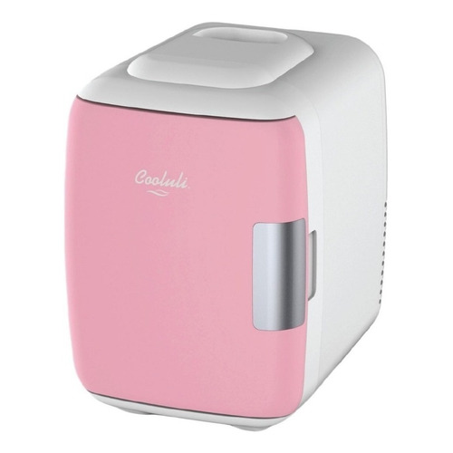 Mini Refrigerador Portátil Cooluli 4 L Enfría/calienta Rosa Color Rosa Chicle
