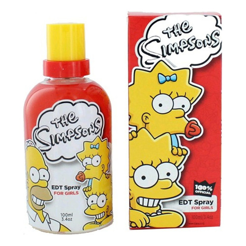 Perfume The Simpsons Para Niñas Edt Spray X 100 Ml