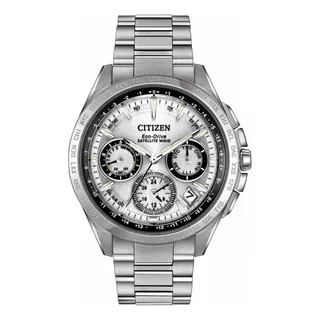 Reloj Citizen Eco-drive Super Titanium Satellite Wave Worldwide Reception F900 Caballero Gris Sw Cc9010-74a