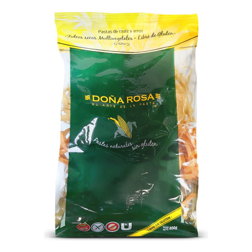 Fideos Doña Rosa De Maiz Arroz Multivegetales Sin Tacc 400g