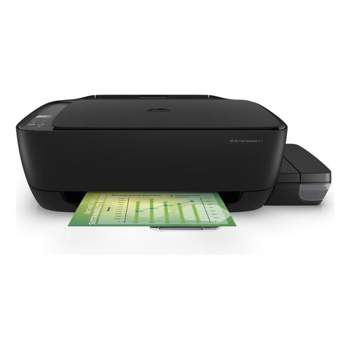 Impresora a color  multifunción HP Ink Tank Wireless 415 con wifi negra 100V/240V