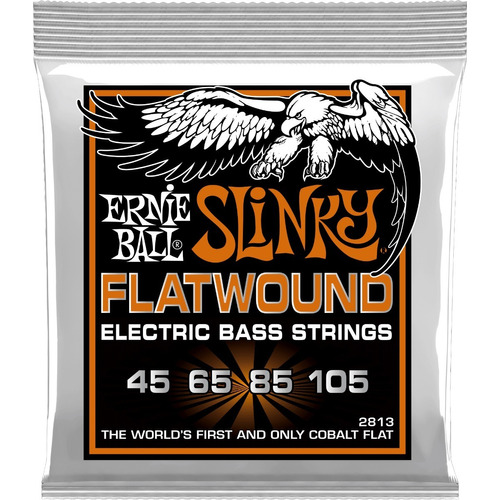 Encordado Ernie Ball Para Bajo Hybrid Flatwound 45-105