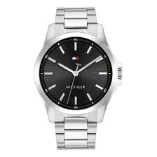 Relógio Tommy Hilfiger Masculino Aço Prateado 1710671 Prateado Preto